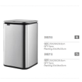 Auto garbage can 13 gallon automatic trash cans for kitchen 50l touch free auto trash can kitchen touchless